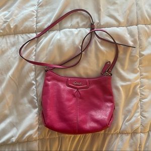 bubblegum/hot pink coach bag